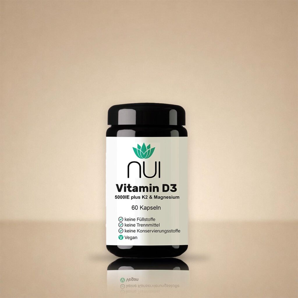 NUI Vitamin D3 K2 Magnesium Kapseln