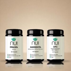 NUI Detox Box Chlorella Mariendistel OPC