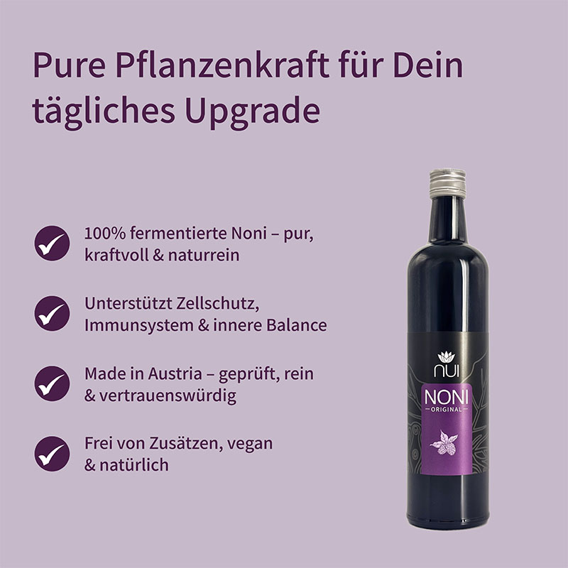 NUI NONI Original pure Pflanzenkraft für Dein tägliches Upgrade
