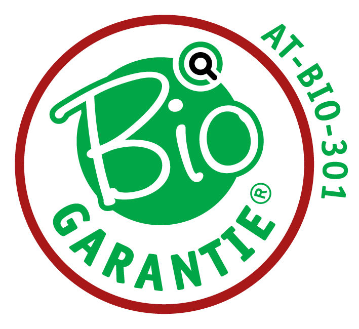 Bio Garantie® Markenzeichen der Austria Bio Garantie, Kontrollstelle AT-BIO-301