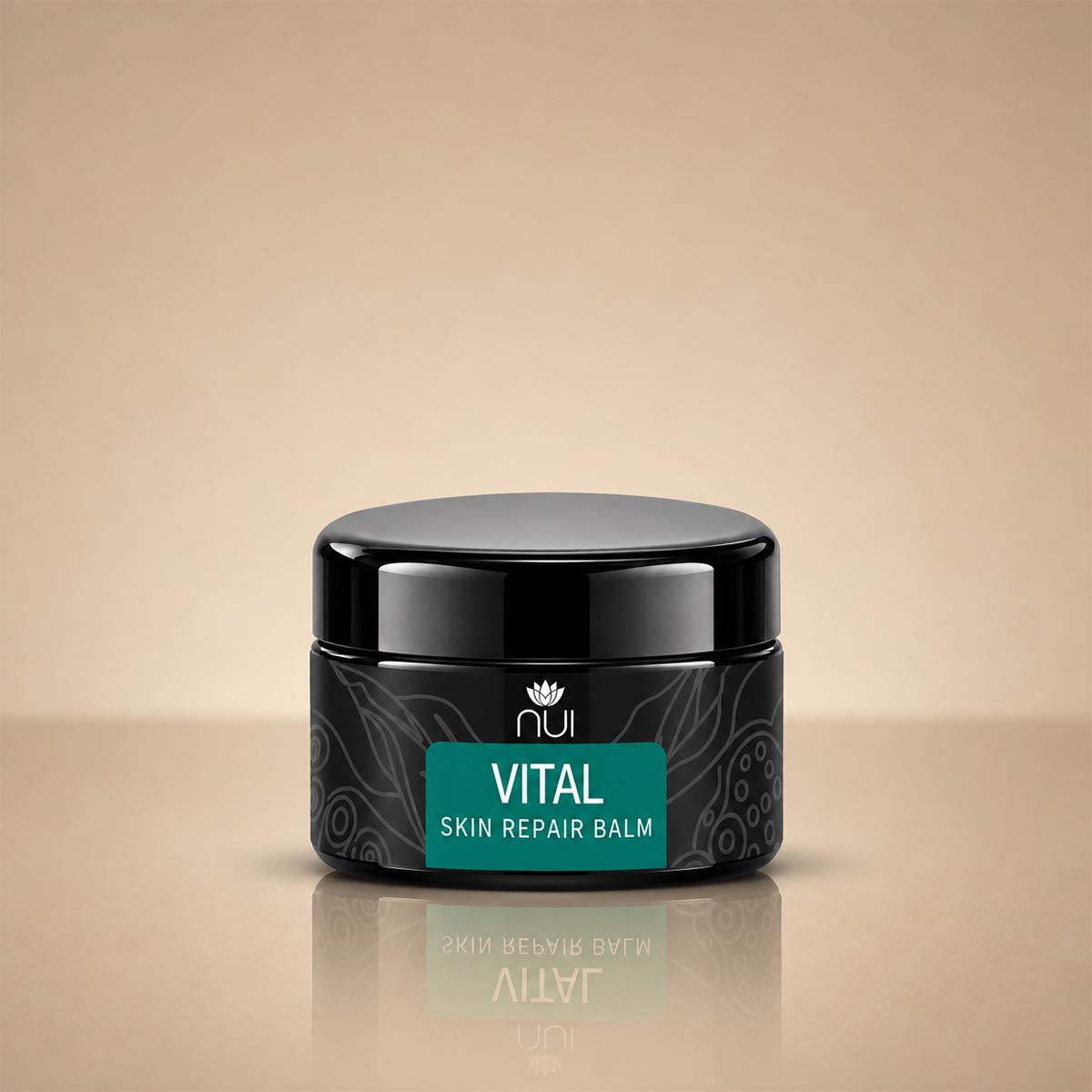 NUI VITAL SKIN Repair Balm im schwarzen Violettglas-Tiegel, 30 ml