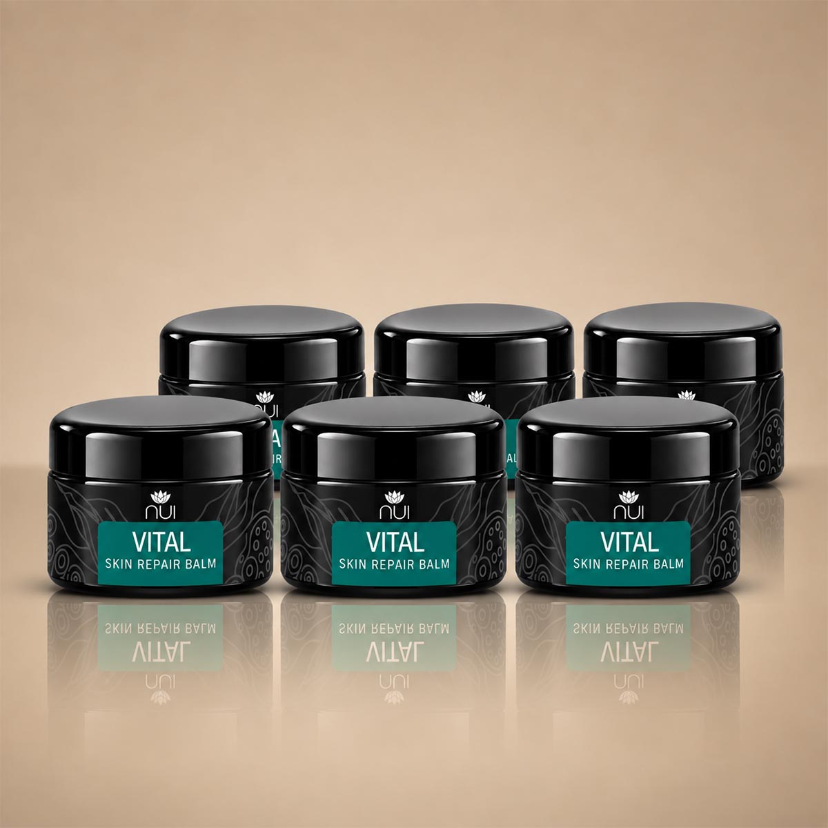 Sechs Tiegel NUI VITAL SKIN Repair Balm 30 ml