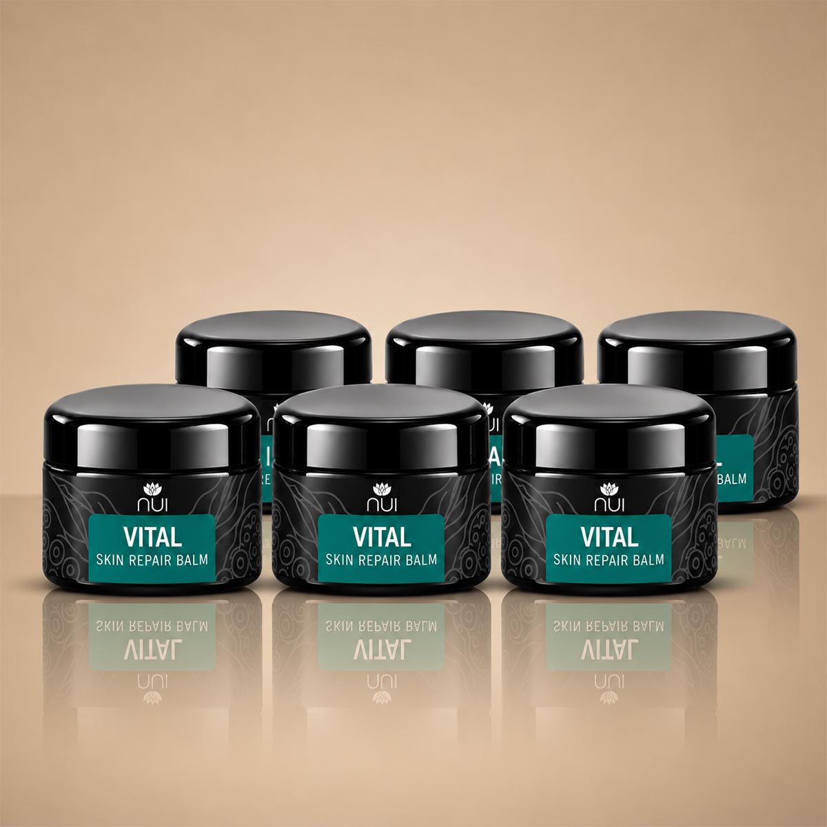 Sechs Tiegel NUI VITAL SKIN Repair Balm 50 ml
