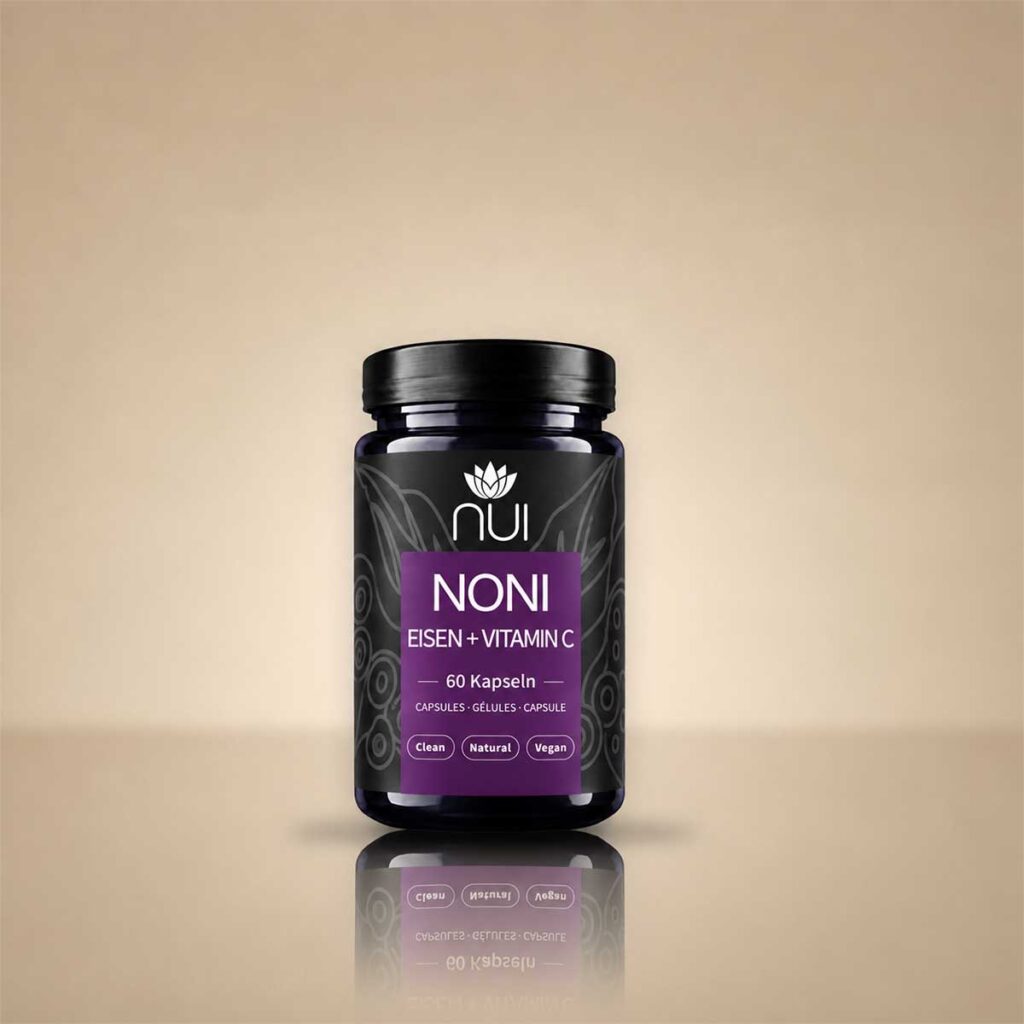 NUI NONI Eisen + Vitamin C, 60 Kapseln – Einzelpackung